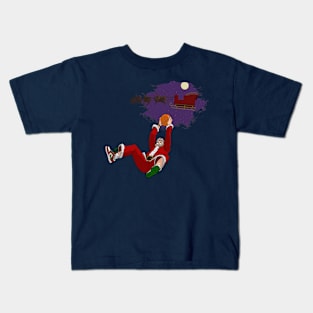 Dunk The Halls (Front only) Kids T-Shirt